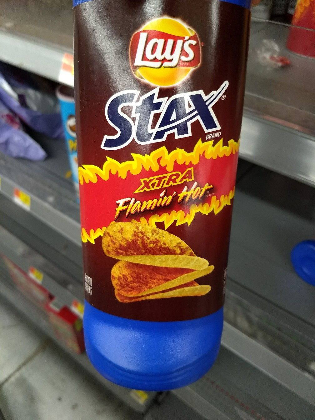 LAY'S® STAX® XTRA Flamin' Hot Flavored Potato Crisps