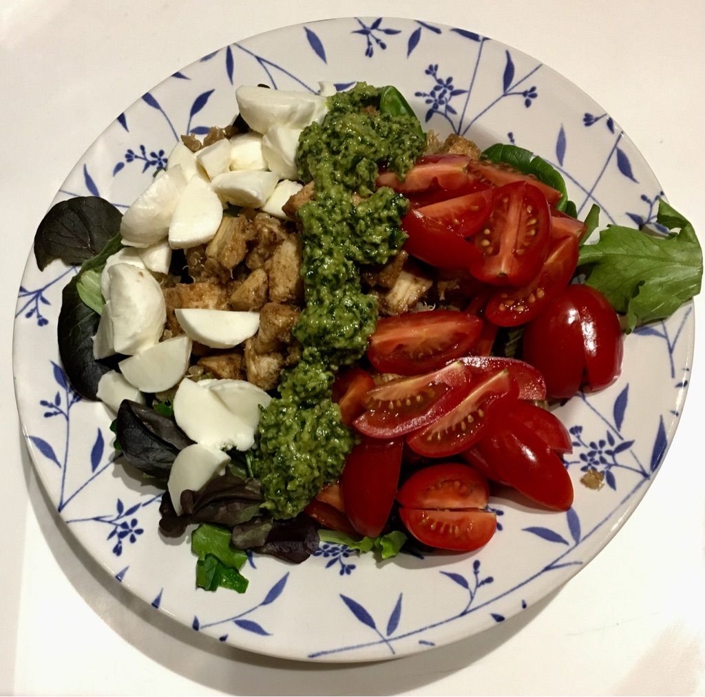 The Gourmet Scientist: Caprese Chicken Bowl with Balsamic Quinoa [WIP]